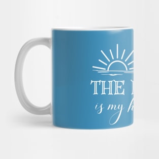 The Beach is My Happy Place -Beach Lovers Mug